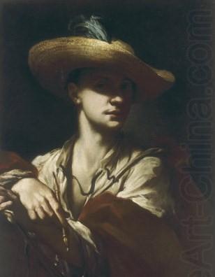 Francesco Caccianiga Self-portrait oil painting picture